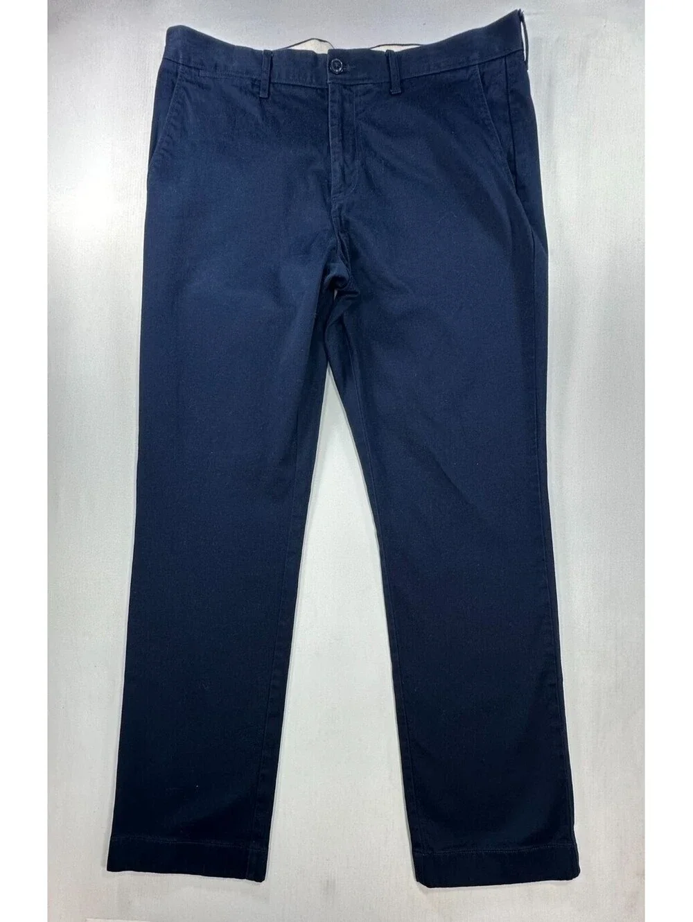 J Crew 770 Straight Stretch Flat Chinos Blue Mens 33/30